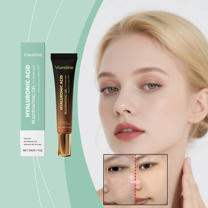 Crema facial de Gel de ácido hialurónico, niacinamida, ilumina, blanquea, glicerina, refrescante, hidrata, crema facial reparadora de arrugas