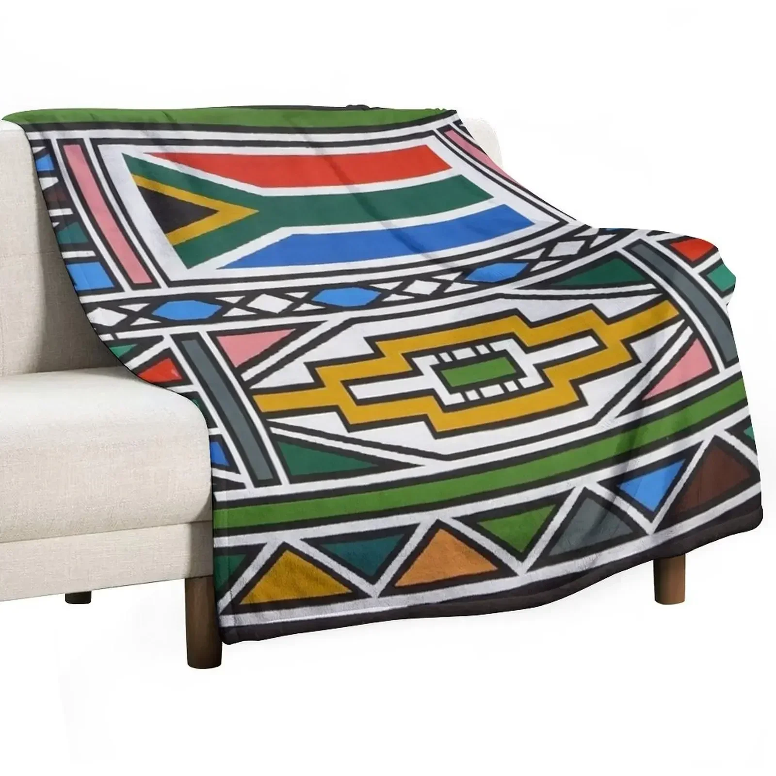 Ndebele Africa design Throw Blanket Kid'S Cute Plaid bed plaid Blankets