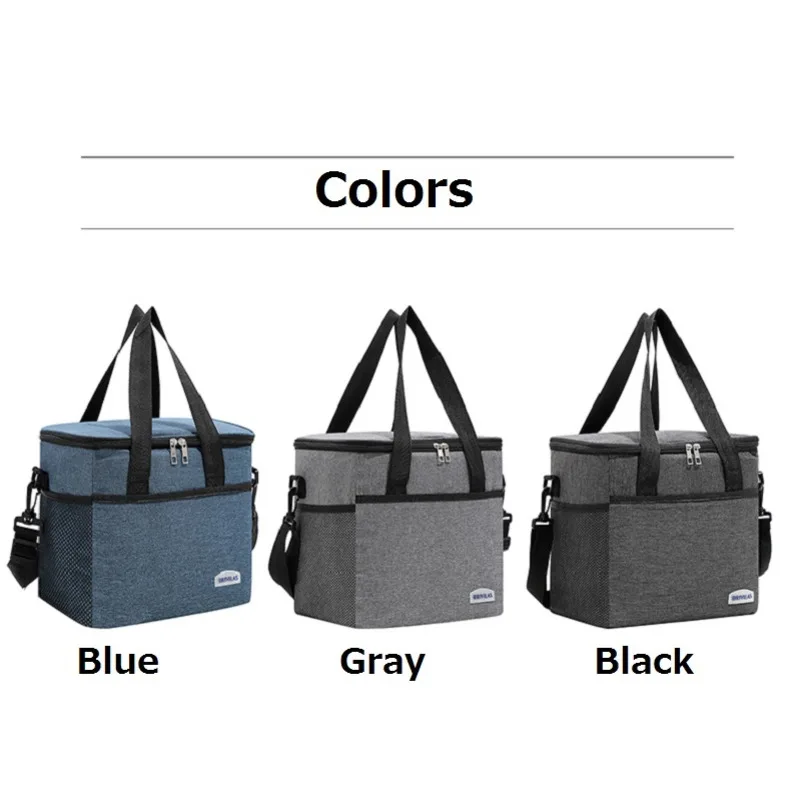 3 Sizes Camping Thermal Cooler Bag Picnic Insulated Bag Portable Multifunction Lunch Bag Outdoor Ice Pack For Food Drink Fruit