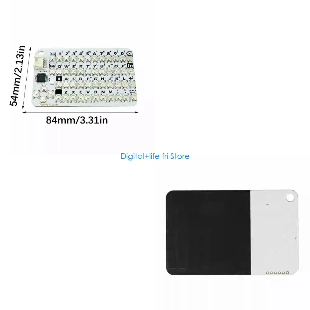 E06D 50Key Programmable Mini Card KB V1.1 Keyboard Unit For Complex Input And Control