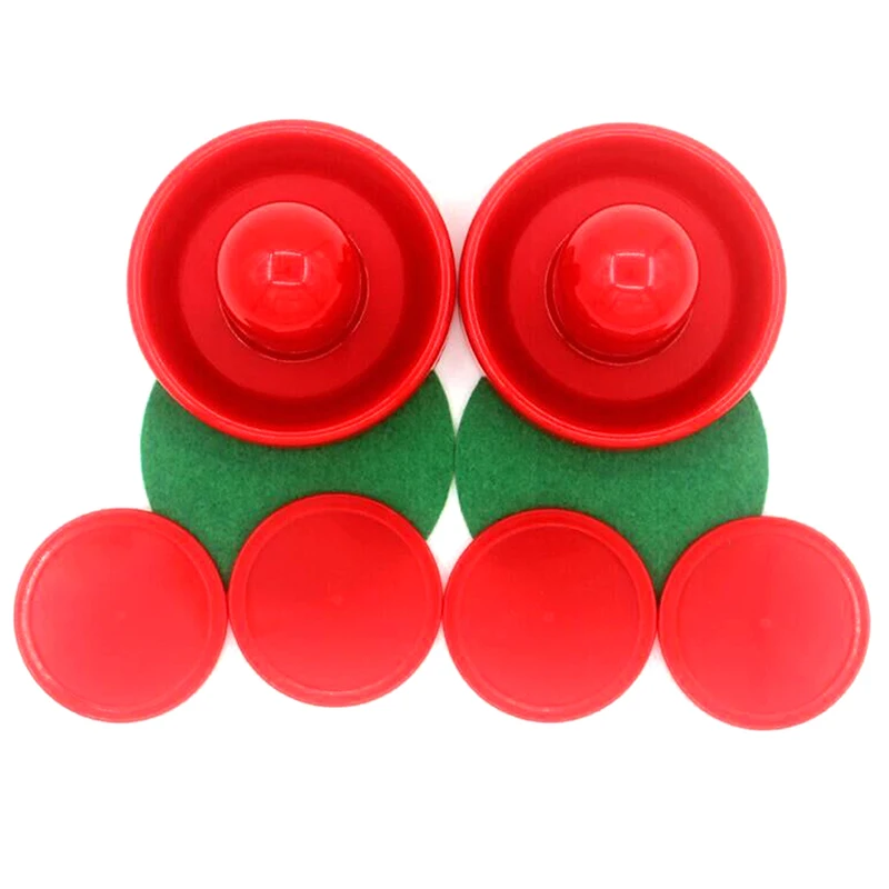 8Pcs/Set Standard Plastic 60MM Strikers Air Hockey Pushers And Pucks Replacement For Game Tables Goalies Accessories