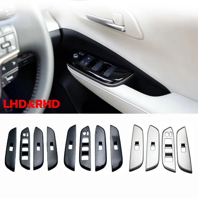 LHD RHD For Toyota CROWN TZSH35/AZSH35 2023 2024 Interior accessories door armest window switch cover glass control panle cover