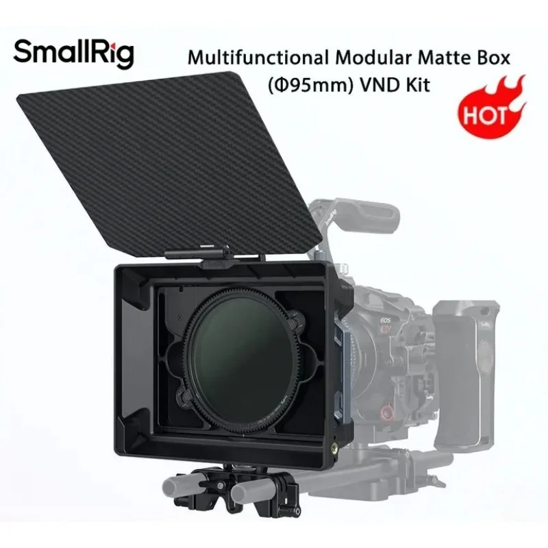 SmallRig 3641 Caja de Luz Modular Multifuncional Φ95/114mm Kit Básico / Kit VND para Cámaras Sony DSLR y Mirrorless, Ligera