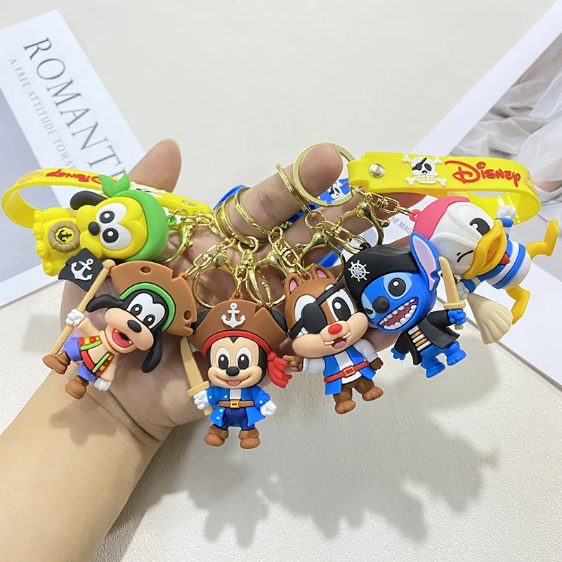 Mickey, Minnie, Donald Duck keychain figurine bag, car keychain pendant