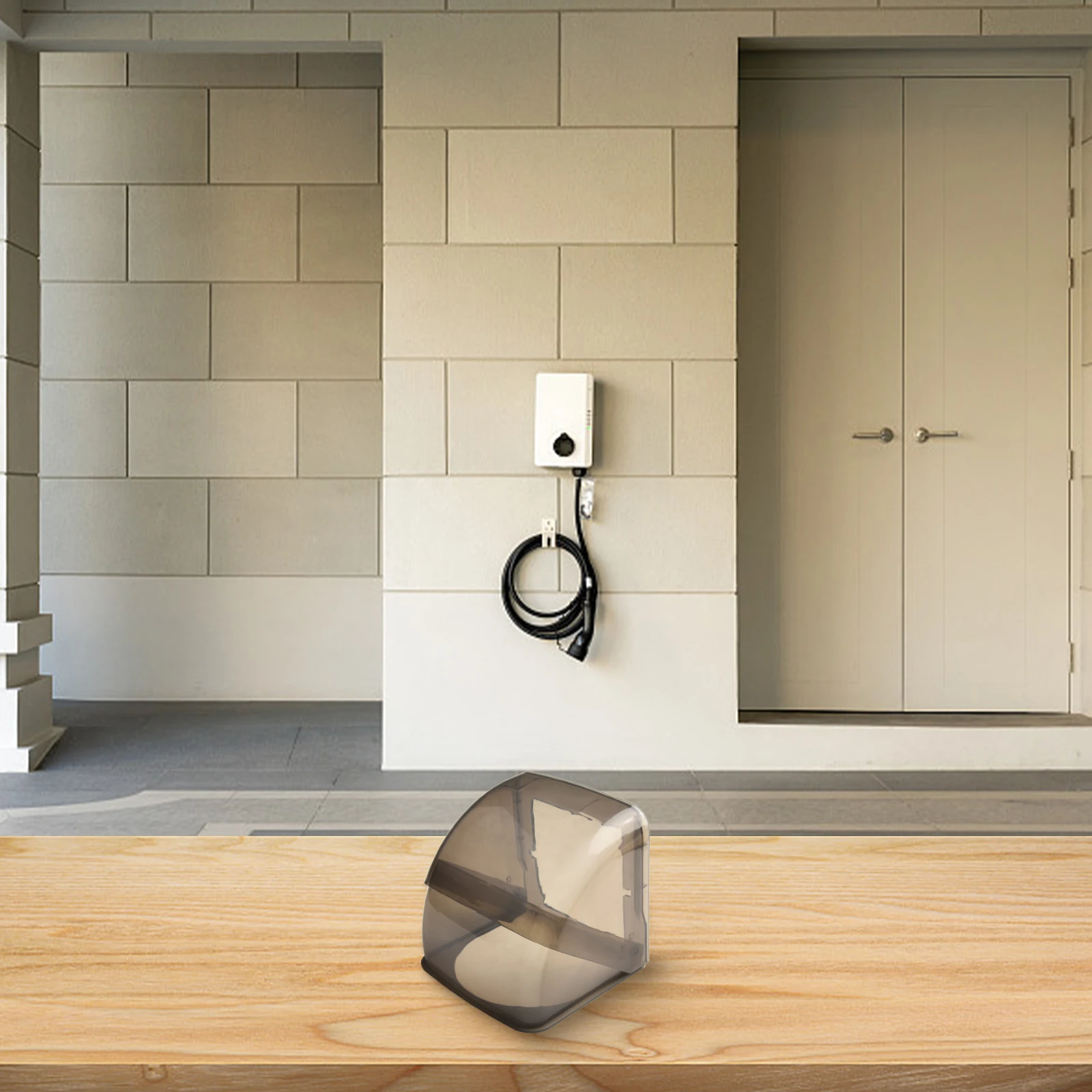 Outdoor Socket Waterproof Box with Protective Electric Cover 86 Type Rainproof for Electrical Socket Use in Outdoor Spaces
