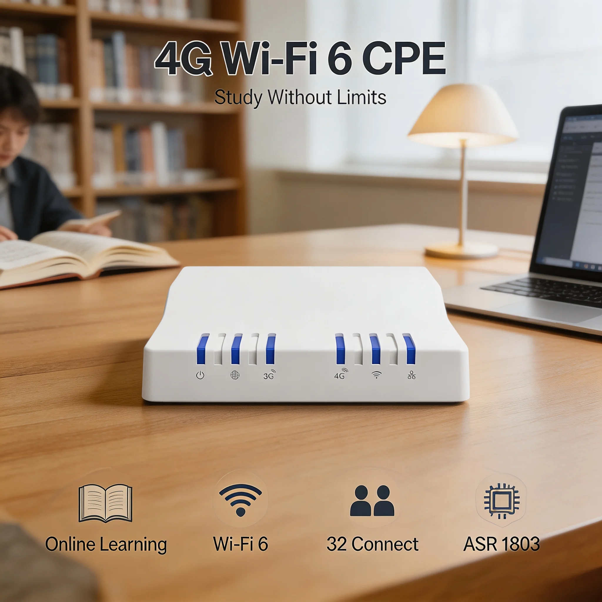 Piano Design 4G Pocket Router Mini Wireless Wifi 6 Router Lte Wifi Router Provide Wifi for Smartphones Tablets Terminal 4G