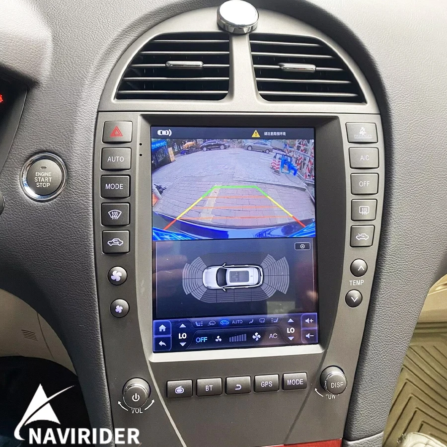 Android 15 Car Radio Stereo Video Player For Lexus ES ES240 ES300 ES330 ES350 2006-2012 GPS CarPlay HU 9.7inch vertical screen
