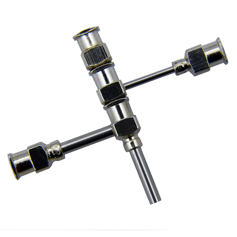 Three Tube Coaxial Needle Tip 3D Printing Needle Tip Electrospinning Needle Tip Melting Wet Process Shell Core Skin