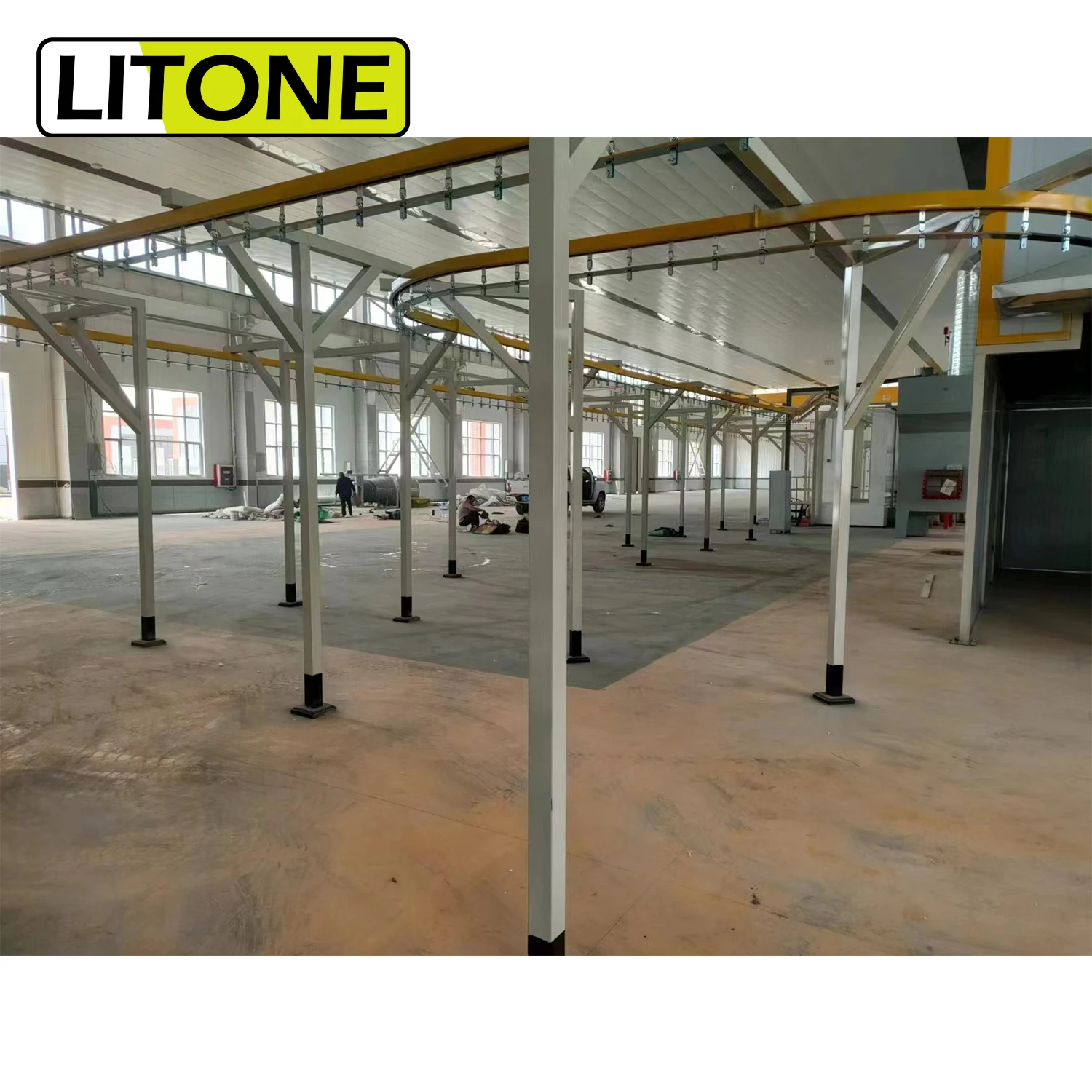 Catalytic Burner DTF Oven Dryer Aluminum Radiator Enamel Coating Production Line For Curing Drying For Spray Booths