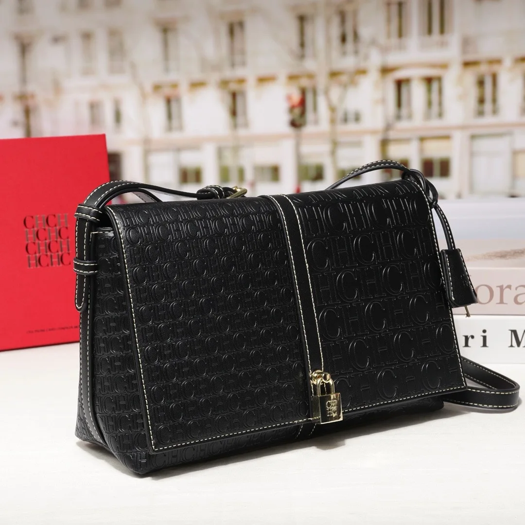 CH High-Quality Classic Solid Color Exquisite Design Women's Shoulder Bag Light Luxury Atmospheric Fashion Women's Shoulder Bag