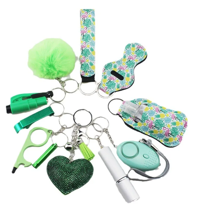 Imagem -06 - Personal Self Defense Keychain para Mulheres Bastão de Defesa Acessórios de Defesa Acessórios de Proteção Defensa 12 Pcs Conjunto