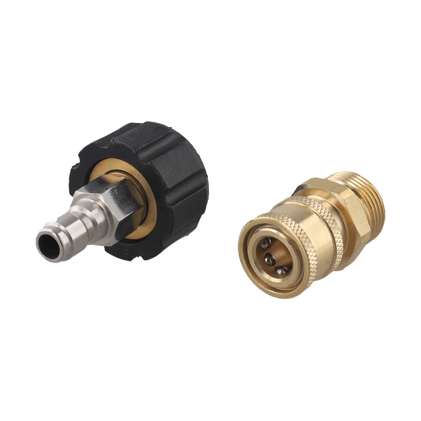 

Набор быстросъемных соединений для мойки высокого давления: 4 надежных фитинга из нержавеющей стали и латуни для работ под высоким давлением