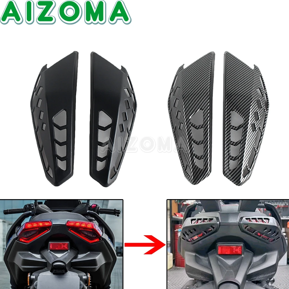 

Motorcycle Taillight Cover Lens Protection Scooter Tail Light Trim Protector For Yamaha XMAX300 XMAX X-MAX 300 2023 2024 Plastic
