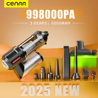 Aspiradora de Coche CENRR 998000PA, Potente Mini Aspiradora Inalámbrica Portátil para el Hogar, Aspiradora de Mano, Soplador, Limpiador de Coches
