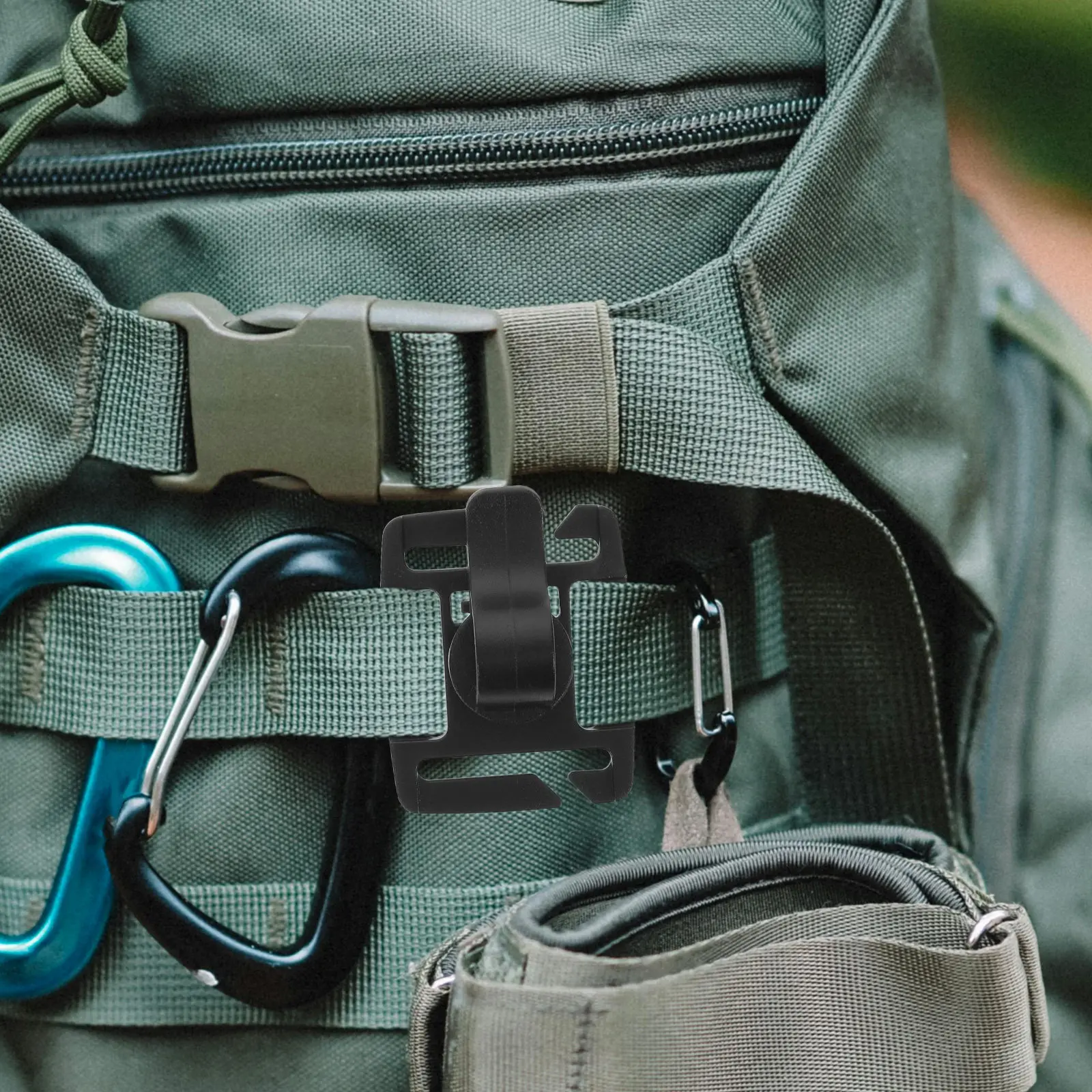 

6Pcs Hydration Tube Clip Rotatable Fixed Clamp Outdoor Backpack Accessory Water Bladder Hose Clip Hiking Camping