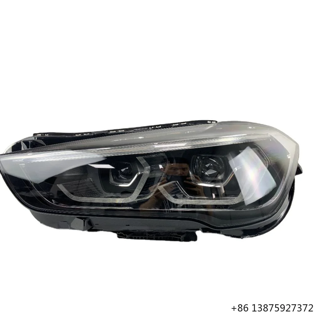 Farol LED OEM de Alta Qualidade Original para Série X1 F48 F49 2020-2022 Sistema de Iluminação Automotiva
