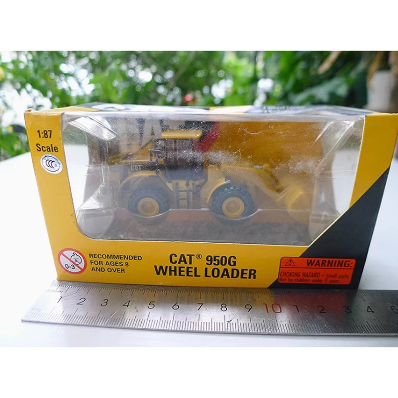 NORSCOT Diecast 1:87 Scale CAT 950G Wheel Loader Excavator forklift Alloy Engineering Model Collection Display Ornaments Gift