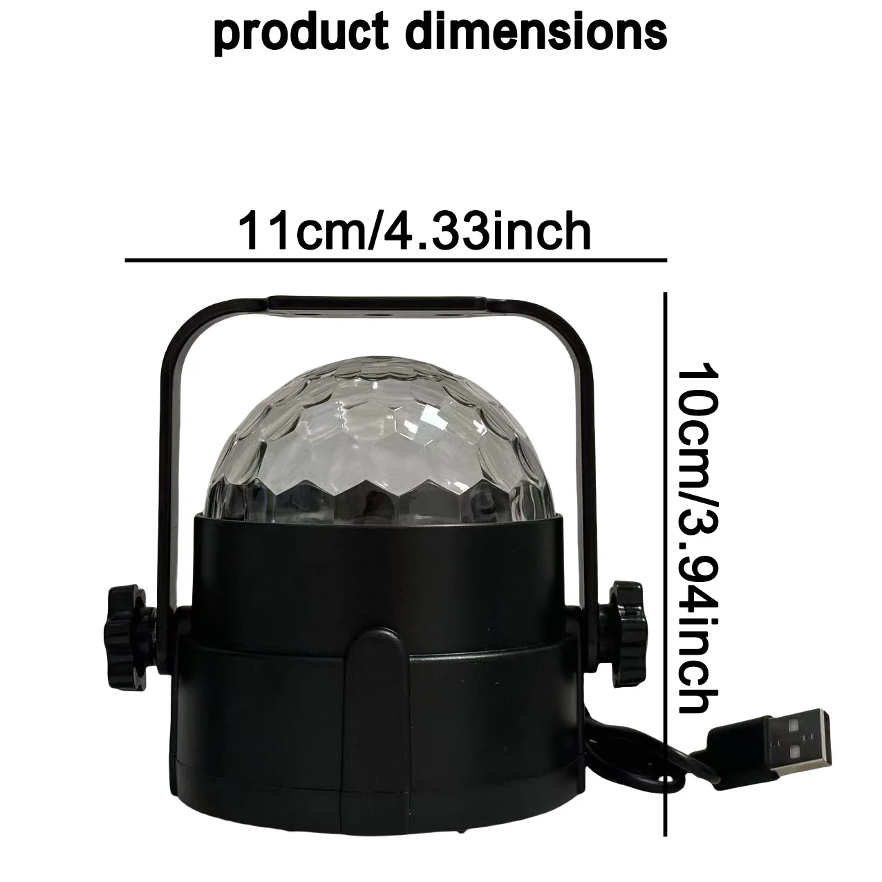 USB カラフルなディスコボールライト LED ポータブル美的ノベルティパーティー照明 USB 電源装飾ボールランプ
