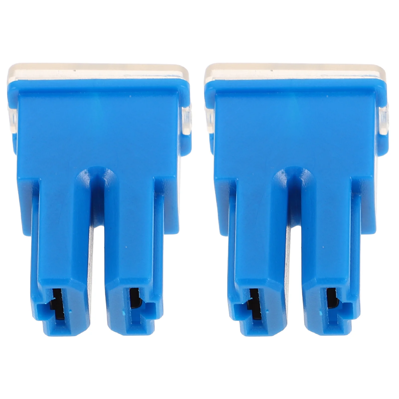 

2 Pcs Car Insurance Film Inline Fuse Holder Suite Blue Automotive Plastic Picture Bumpers for Back of Frames