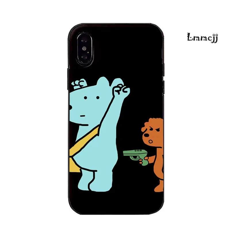 Lmmcjj Cute Hippo Phone Case For Samsung Galaxy A54 5G A53 A52 A14 A13 A23 A33 S21 FE S22 Ultra S23 Plus Silicone Phone Cover