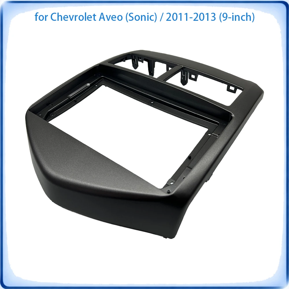 Car Radio Fascia Frame For Chevrolet Aveo Sonic 2011-2013 9 inch With Canbus Decoder & Wiring Harness Car Accessories Plug&Play