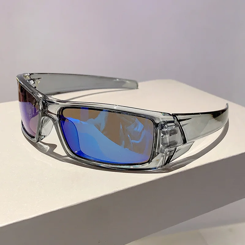 Sunglasses Cool for Women Luxury Men Outdoor Sports Sun Glasses Fashion Wrapped Round Trend Brand Design Shade Eyewear view 3