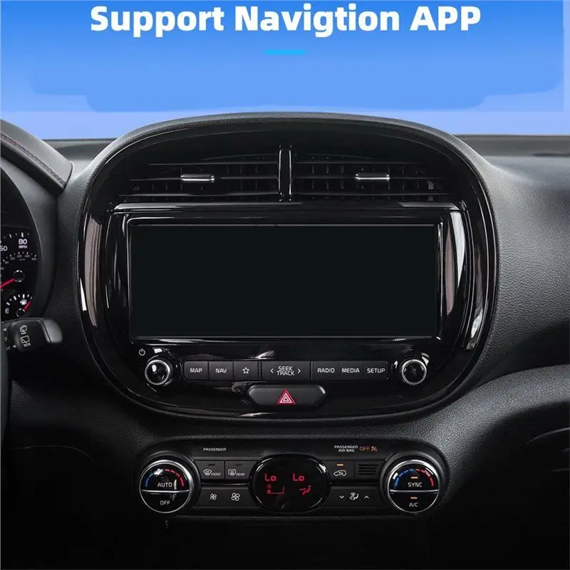 

Plug& Play Wireless Carplay Adapter Mini- Works For IOS& Android, No Battery Required, For Most Vehicles Car