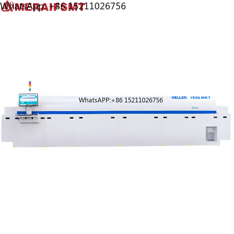 SMT Reflow Oven Machine Heller 1936 MK7 Reflow Soldeermachine Smt Reflow Soldeeroven voor Smt Pick Place Machine Lijn