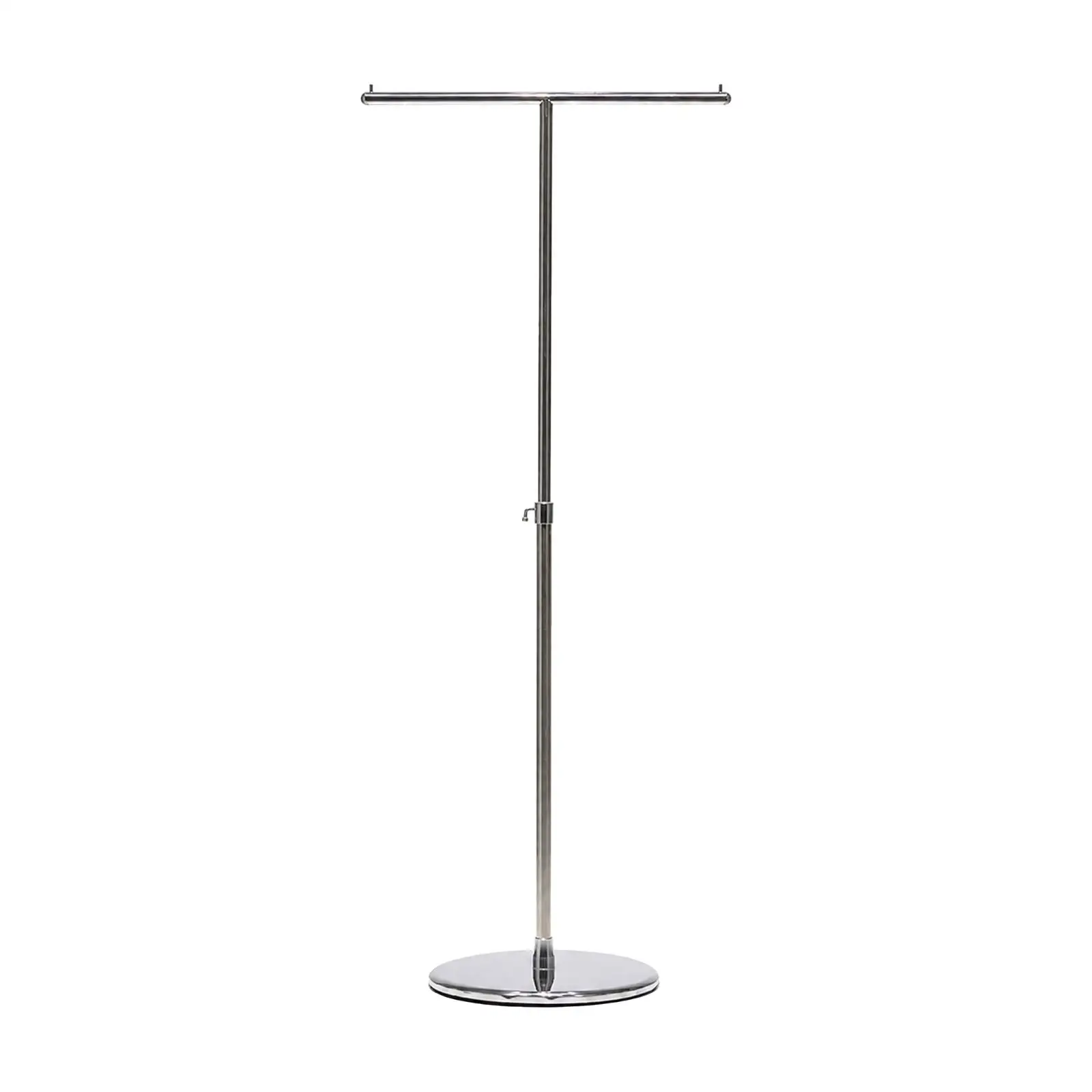 Stainless Steel Garment Display Rack Adjustable Height Clothes Hanger Stand Heavy Duty Storage Rack for Retail Boutique Home