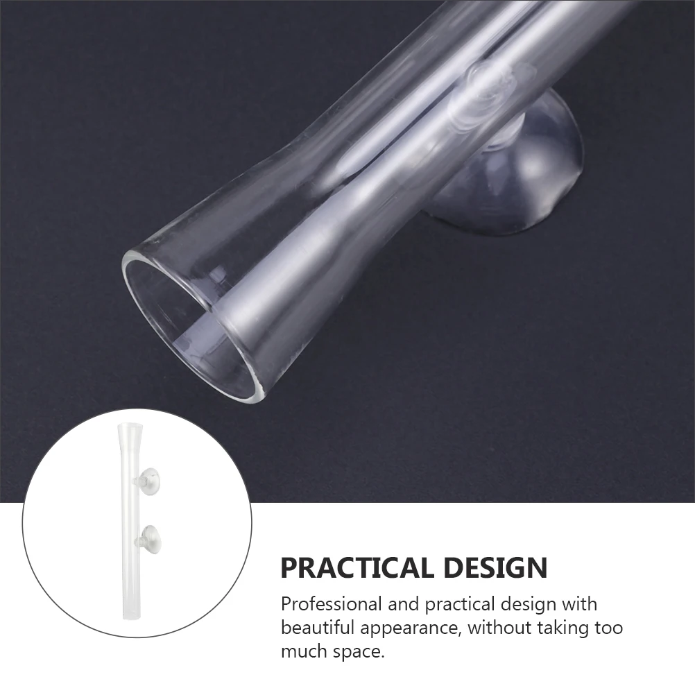 

1pc Glass Feeder Shrimp Transparent Aquarium Feeding Tool Shrimp Feeder Tube Sucker Wear Resistant Easy Clean
