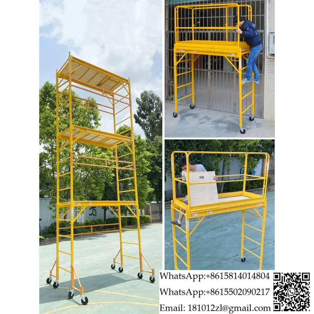 Imagem -03 - Andaimes Móveis Multifuncionais Folding Lifting Platform Instalação Rápida Decoração Atividade Horse Stool