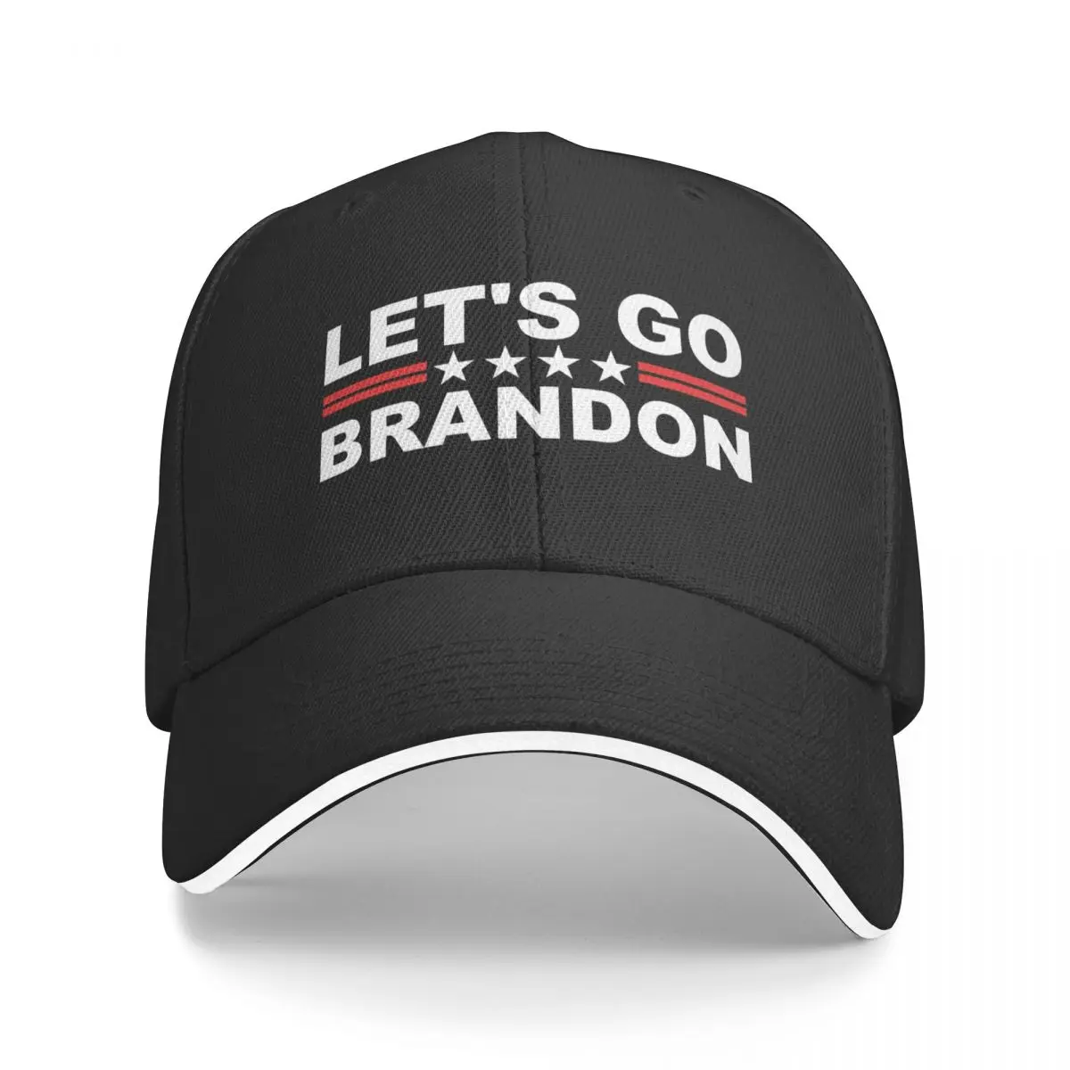 Lets Go Brandon Baseball Cap Humorous Quotes Women Men Logo Hip Hop Hats Spring Fashion Outdoor Sport Breathable Baseball Caps