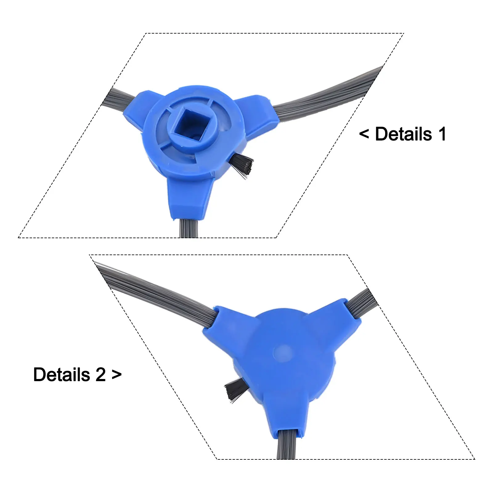 Sweeper Parts Side Brushes 6/10pcs Accessories Attachment Floor Cleaning Replacement For Solac Lucid I10 High Quality