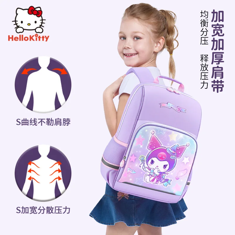 Student School Bag Waterproof Shoulder Bag Kids School Bag -Blue