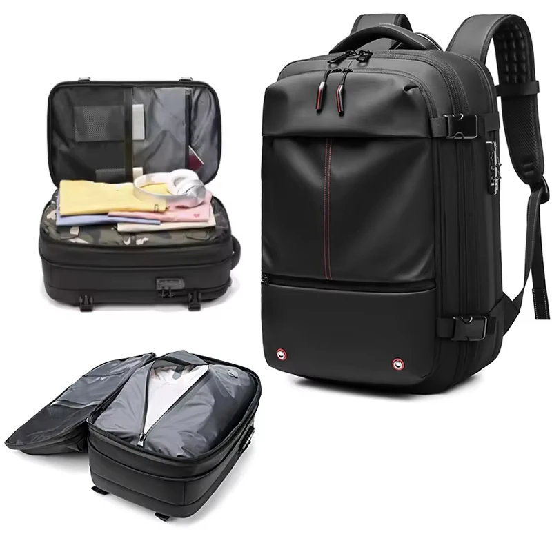 

Air Tight Bags Valve Vacuum Compression Backpack System Expandable Waterproof Bagpack Back Pack Travel Laptop Bag Backpacks