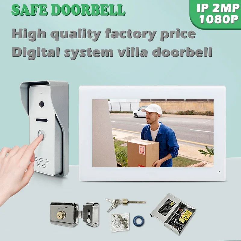 

Fast Shipping House Door Entry Intercom Phone 7" Thin Tft Lcd Screen Aluminium Alloy Waterproof Ip65 Call Panel For A Family