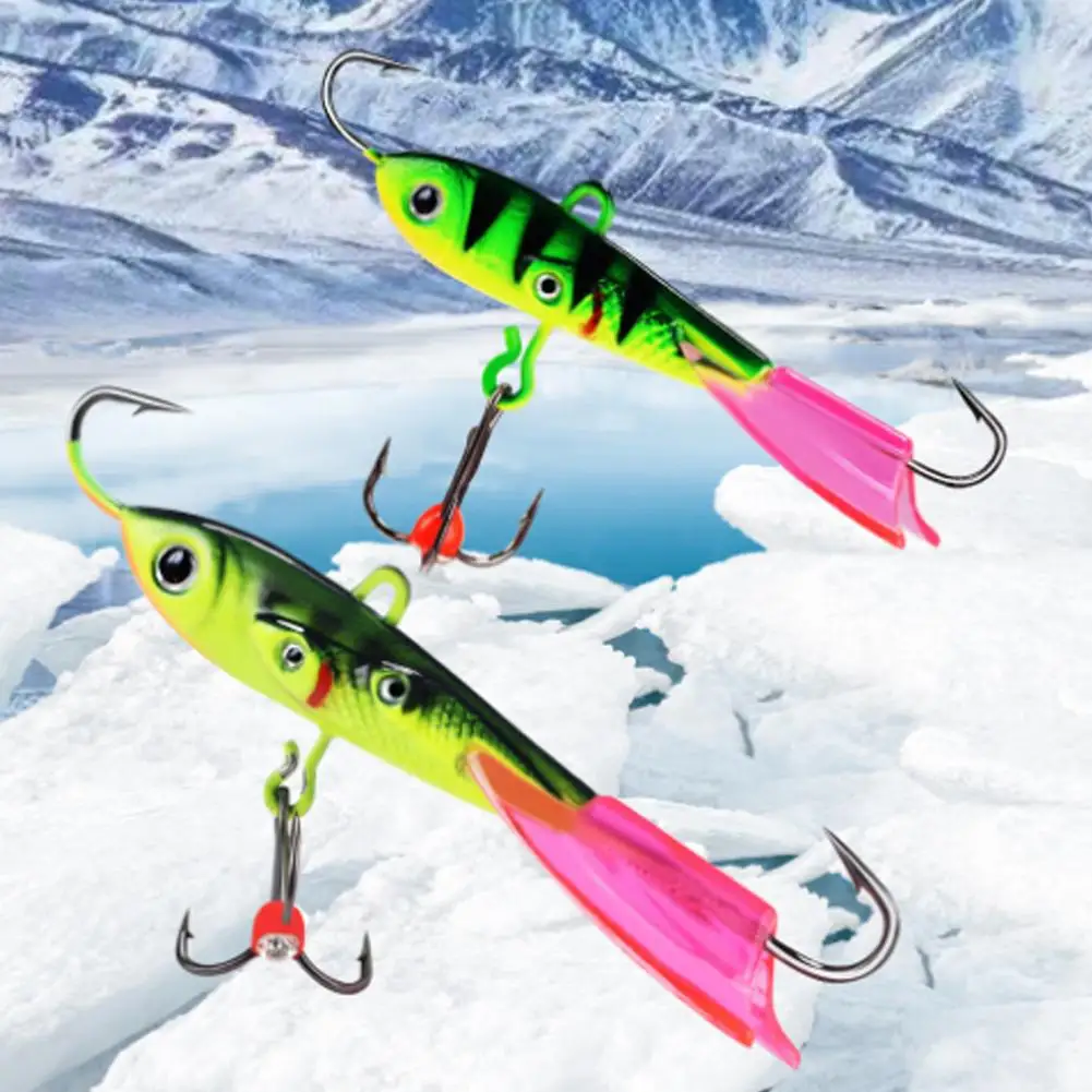 الشتاء الجليد الصيد إغراء موازن المهنية الشتاء تهزهز Wobblers الطعم لسمك السلمون المرقط باس بايك الكارب لصيد الأسماك Pesca #3