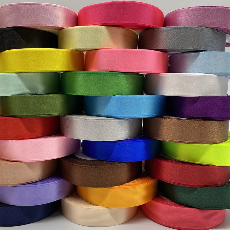 New 25yards/roll  6--50mm Silk Satin Ribbons Gift Wrapping Decoration Christmas Ribbons DIY Handmade Supplies Ribbon