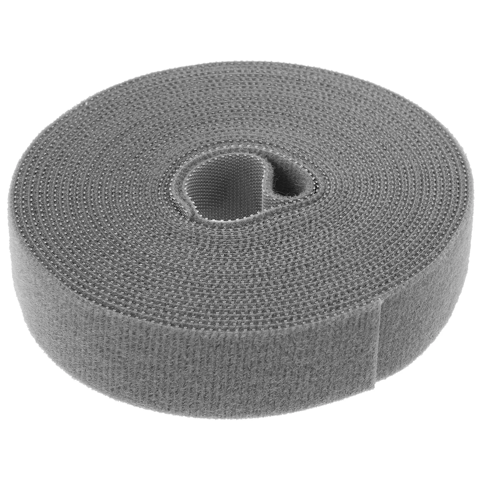 Goal Net Adhesive Tape Soccer Nets Sewing Supply Grey Polyester Reclosable Hook and Loop