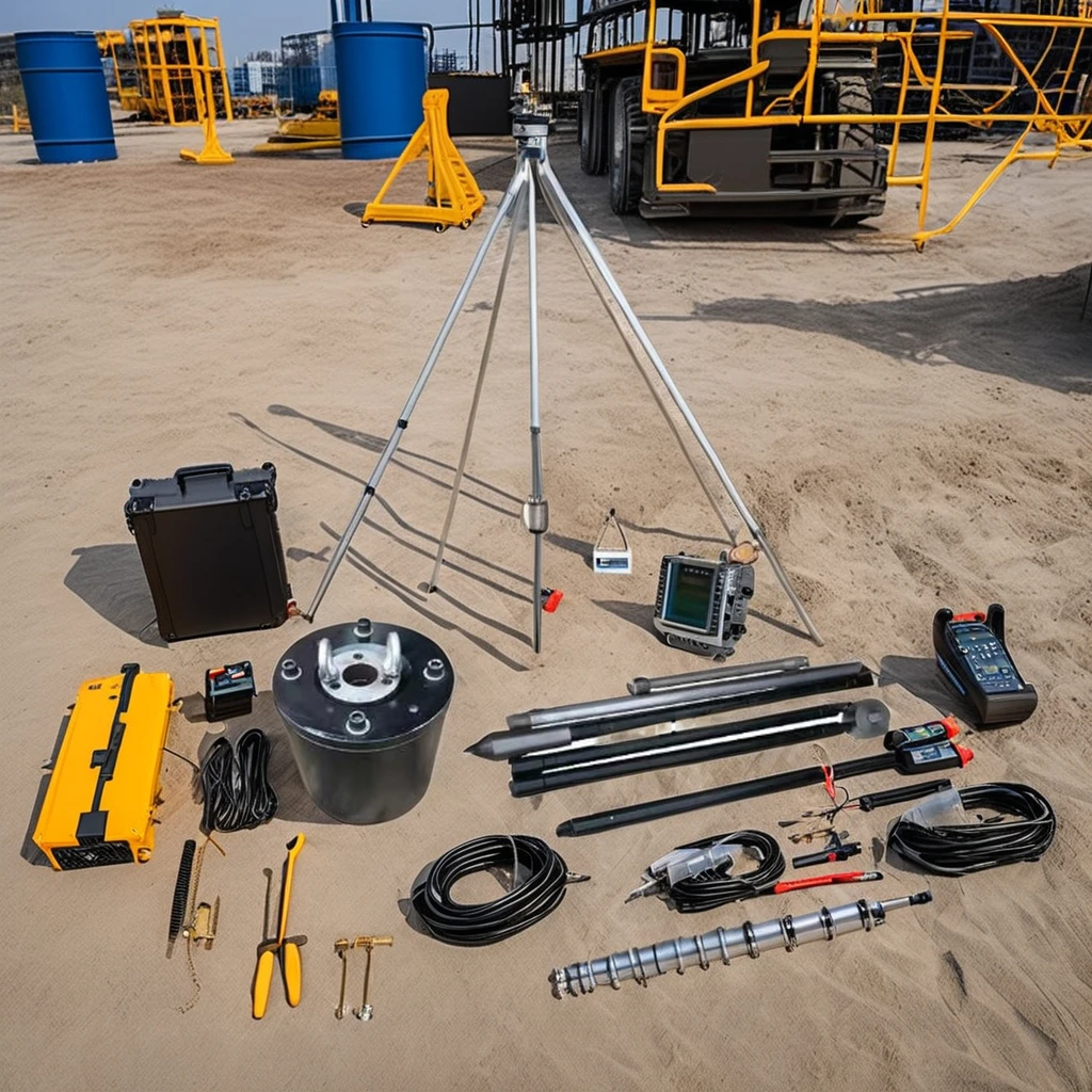 

Petrol Engine 63.5kg SPT With Split Barrel Sampler Standard Test Method For Standard Penetration Test (SPT) And Split Barrel