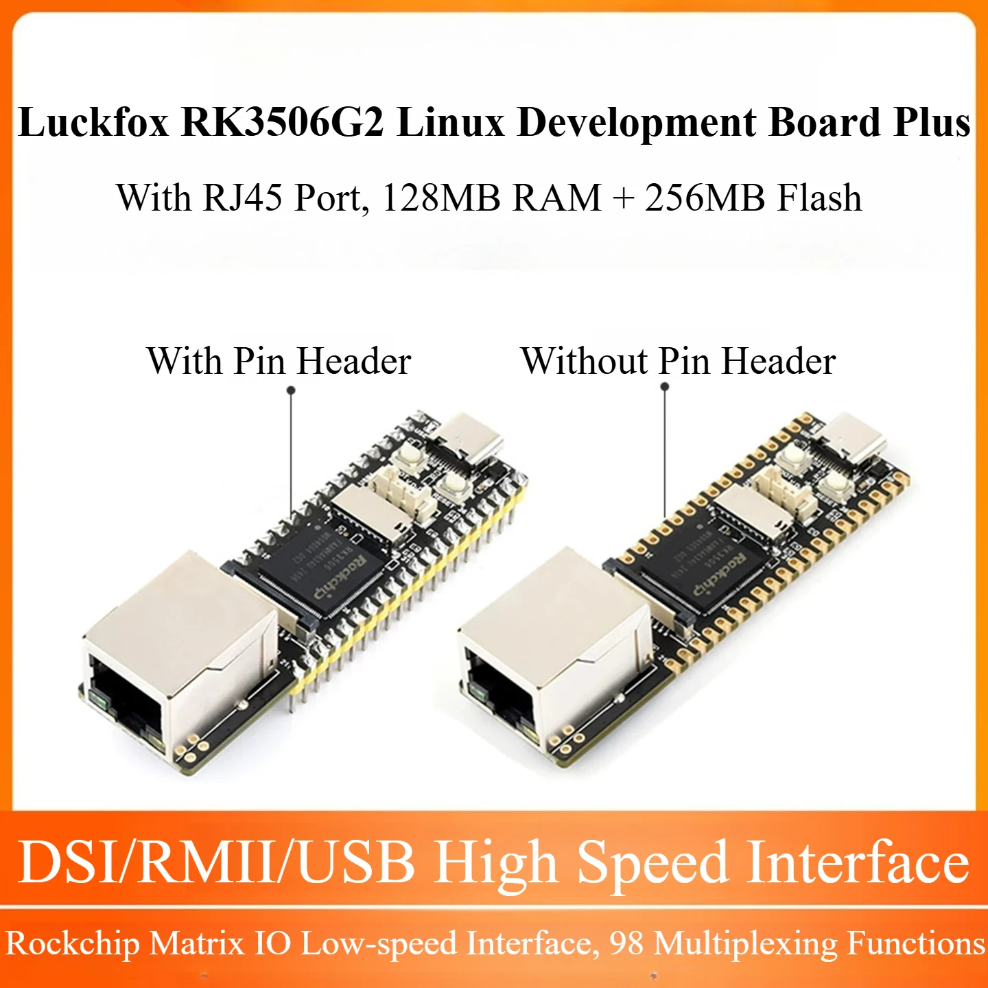 Luckfox LyraPlus RK3506G2 Linux Micro Development Board, ARM Single Board Computer for Embedded Project Development