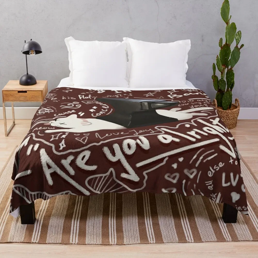 Are You Alright? Lovejoy Throw Blanket Personalized Gift Soft Blankets