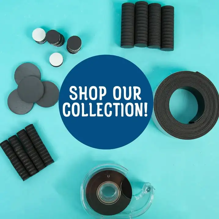 (6 pacotes) Fita magnética Hello Hobby de 0,5 polegadas, 1 rolo, 10 pés.