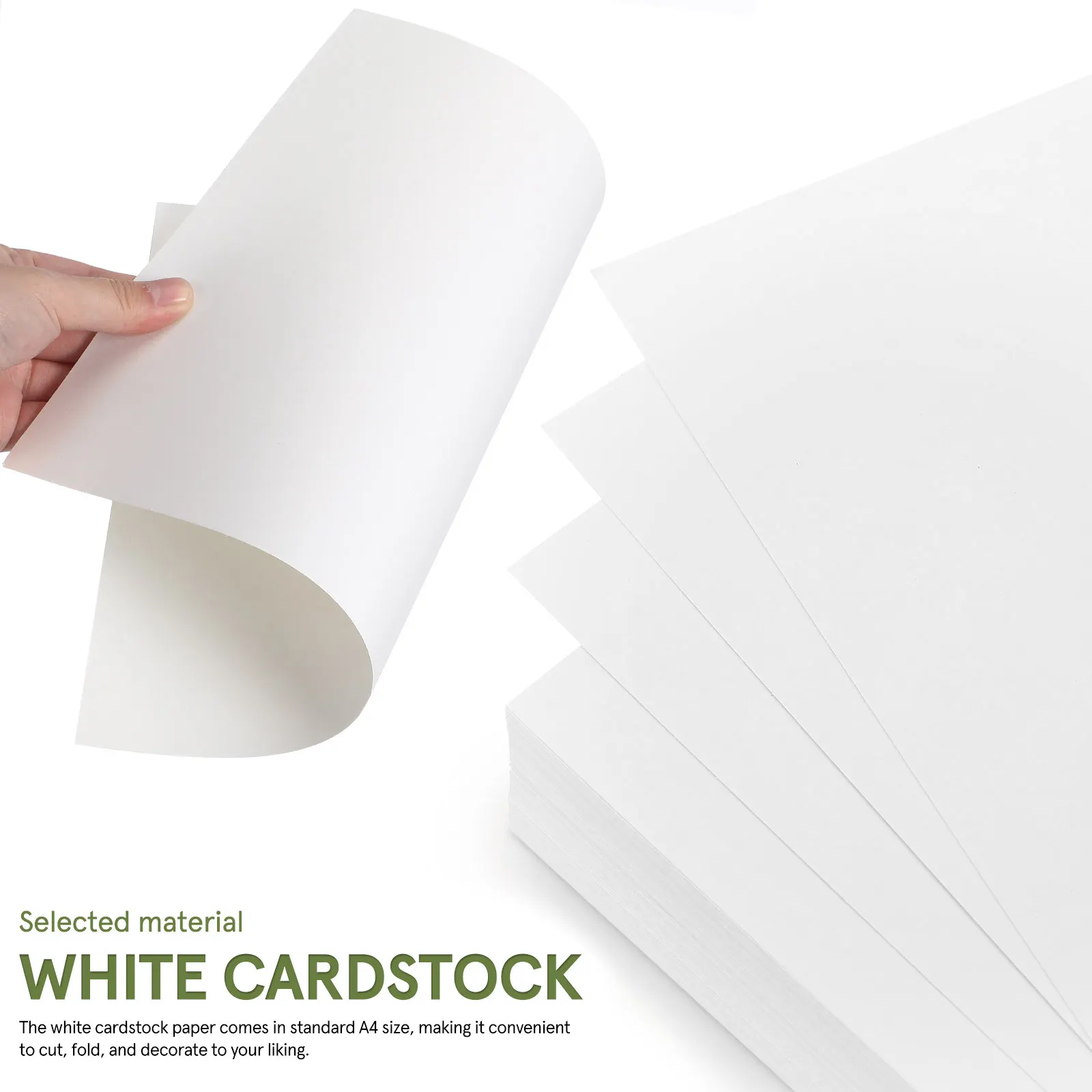 50Sheets DIY Cardstock Smooth Thick Card Stock for Crafts Card Making Scrapbook Printer Paper 180G