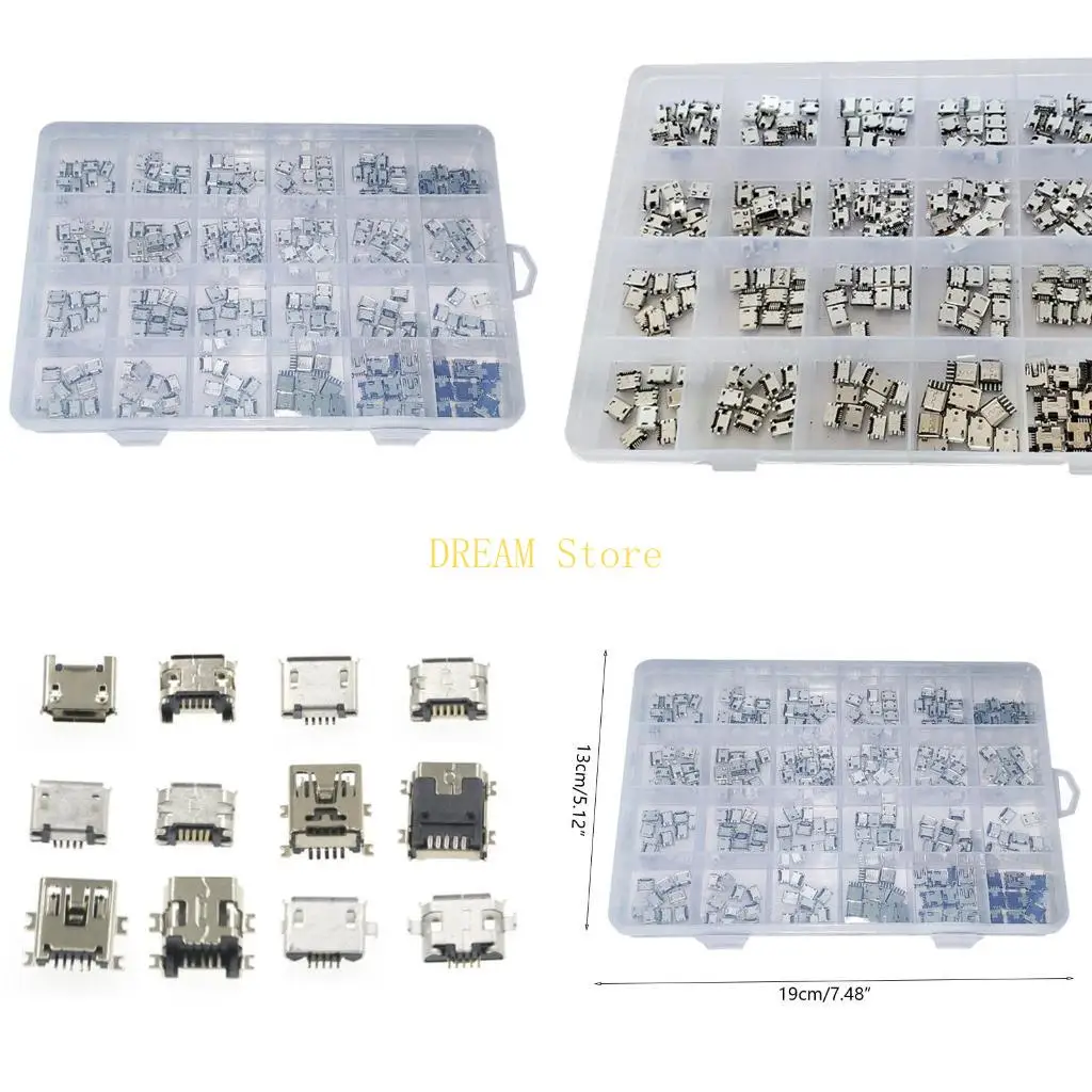 240-pcs-lote-24-modelos-conectores-doca-carregamento-usb-mix-6pin-16pin-use-melhor-venda