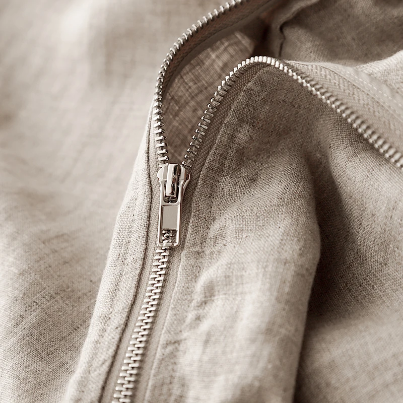 سترة رقيقة من القطن والكتان بغطاء للرأس لفصلي الربيع والصيف، بأكمام خفاشية، للحماية من الشمس، كارديجان مفتوح بأكمام طويلة، مل... #2