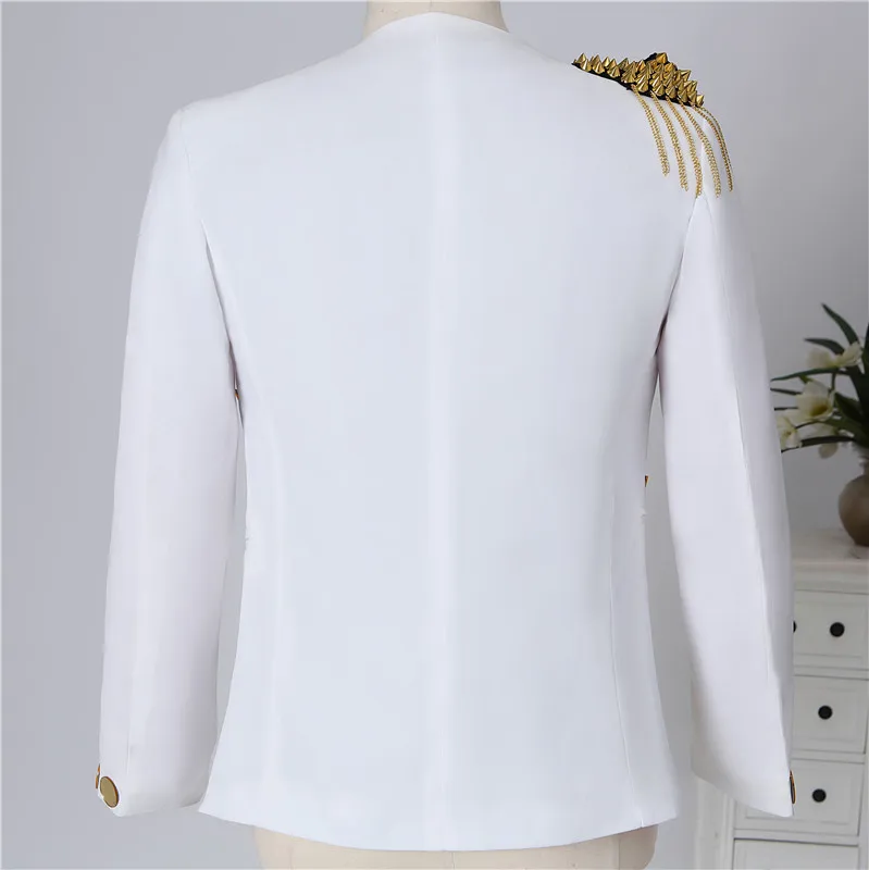 남성 렌즈 정장 디자인 Homme Terno 가수를위한 무대 의상 남성 스팽글 블레이저 댄스 의류 자켓 스타 스타일 드레스 펑크