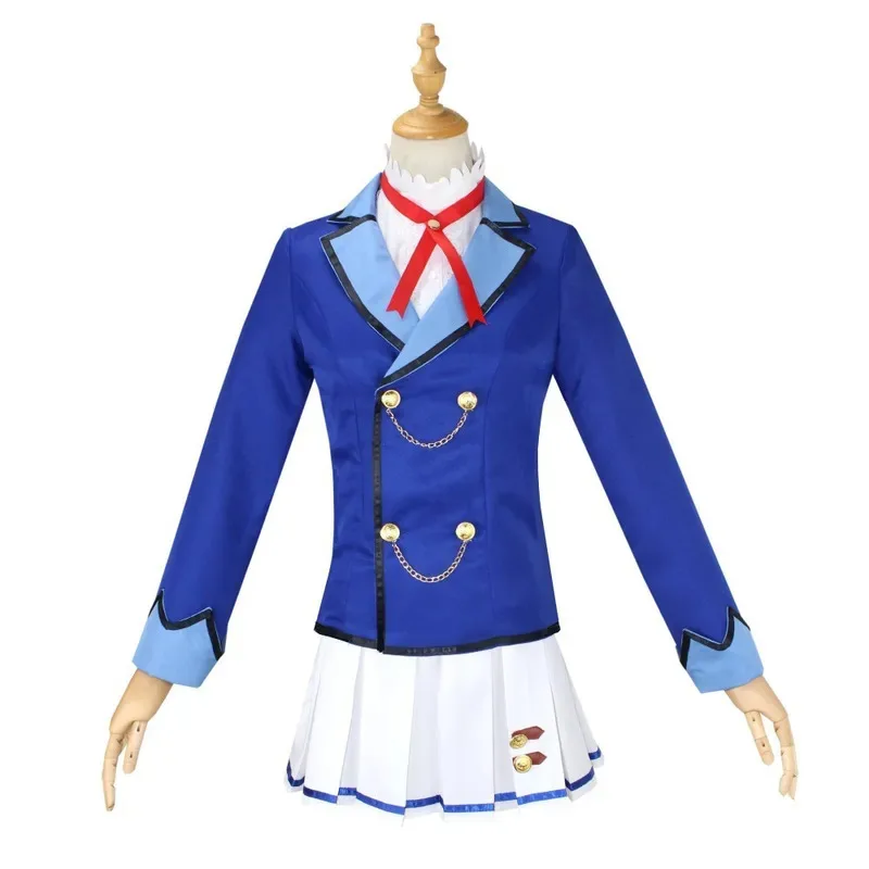 Anime Aikatsu Hoshimiya Ichigo Shibuki Ran Kiriya Aoi Cosplay Costume Starlight School JK Campus Uniform Wig Woman Kawaii Suit