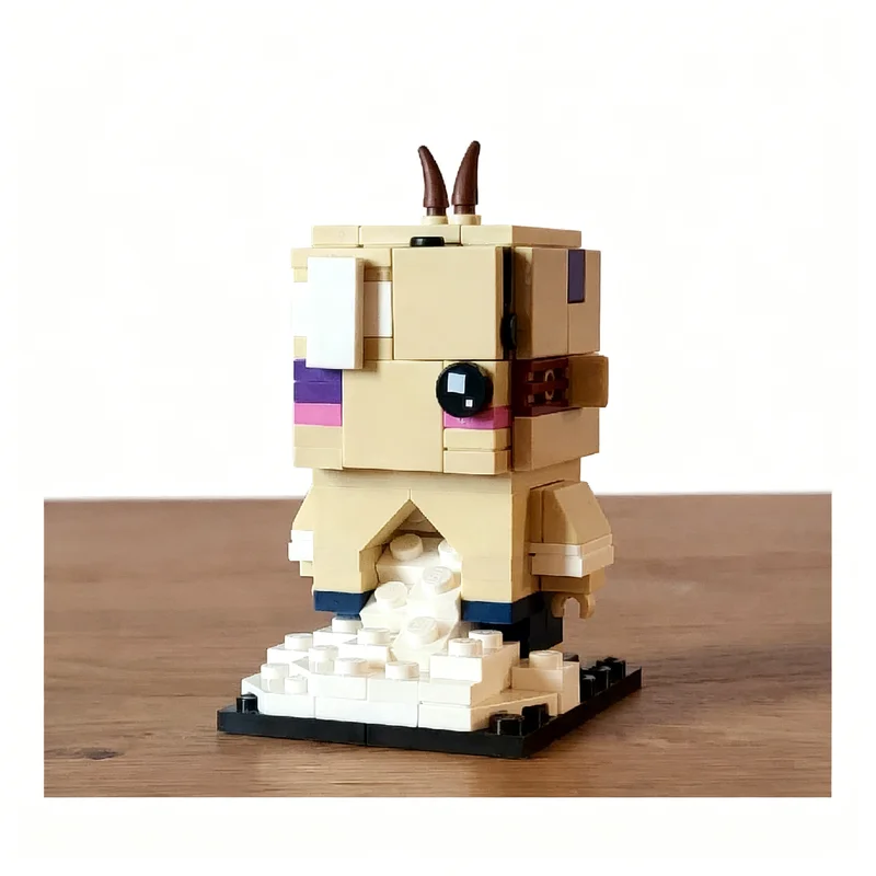 157pcs MOC Brickheadz Unstitched Mitch Garbage Pail BricKidz Model Toys Building Blocks Construction Christmas Gift DIY Idea