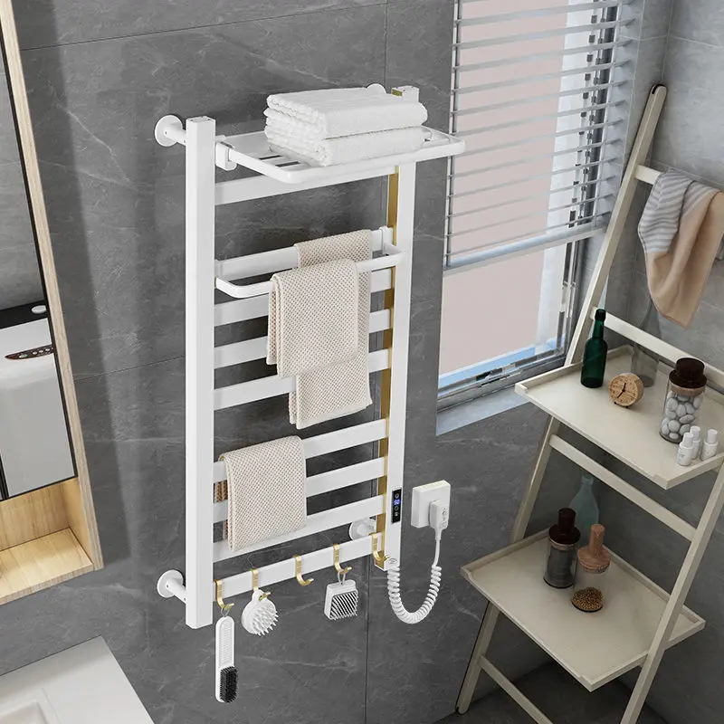 Imagem -03 - Toalheiro Elétrico para Banheiro. Secador de Toalhas de Exibição Digital. Toalheiro Aquecido. Controle de Temperatura do Radiador de Toalha. Aquecedor de Toalhas.